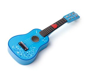 Tidlo Wooden guitar Star blue