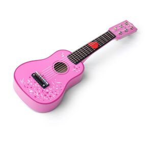 Tidlo Wooden guitar Star pink