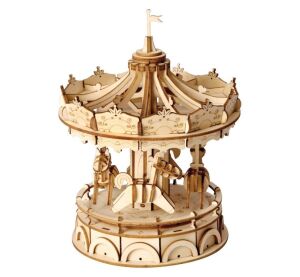 RoboTime 3D wooden puzzle Merry go round