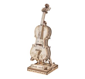 RoboTime 3D wooden jigsaw Violoncello