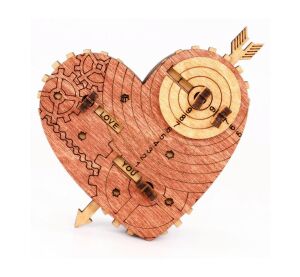 iDventure Puzzle Safe Wooden Heart