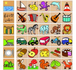 Detoa Wooden Puzzle What belongs where