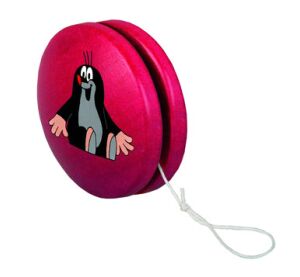 Detoa Yoyo red with Mole sitting