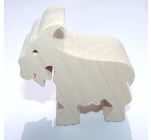 Fauna Wooden animal goat
