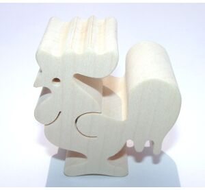 Fauna Wooden pet rooster