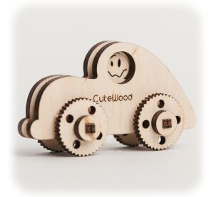 CuteWood Wooden 3D Puzzle Car