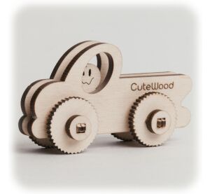 CuteWood Wooden 3D Puzzle Pick- up