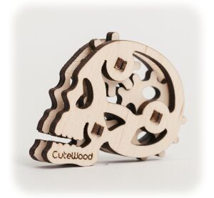 CuteWood Wooden 3D Puzzle Skull