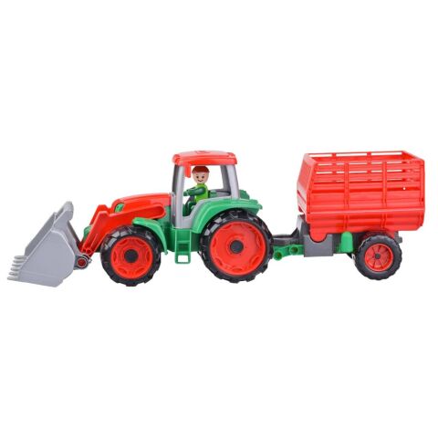 Lena Truxx Tractor with hay tow, decorative cardboard