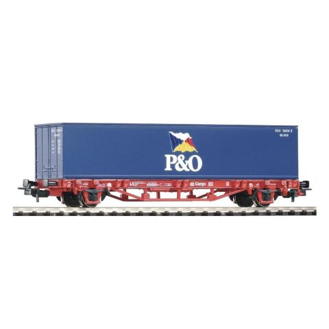 Piko Flatcar Lgs579 1x40ft container P&O DB AG V - 57706