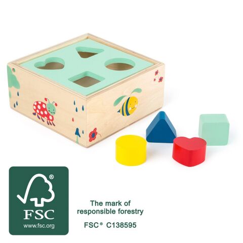 Small Foot Motor Toys Forest Box Inserting Shapes