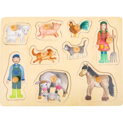 Small Foot Wooden Puzzle Farm Life