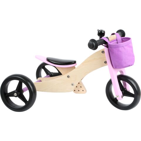 Small Foot Wooden Trike 2in1 Pink
