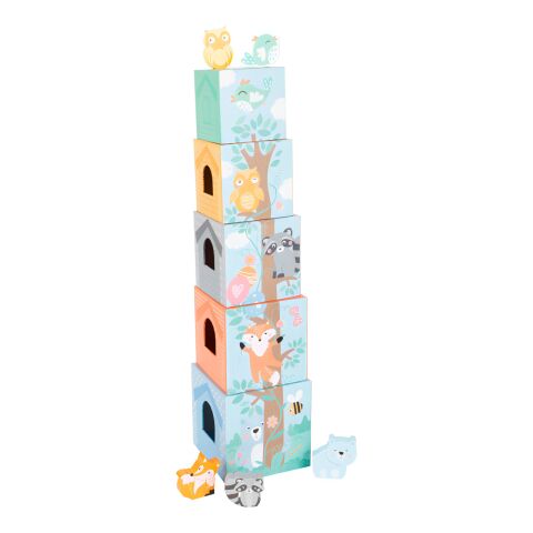 small foot Folding tower pastel with animals