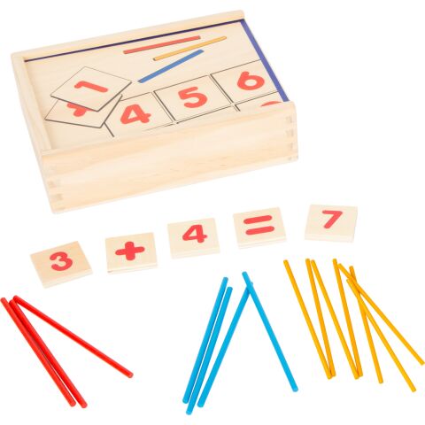 small foot Counting for 1st grade in a box