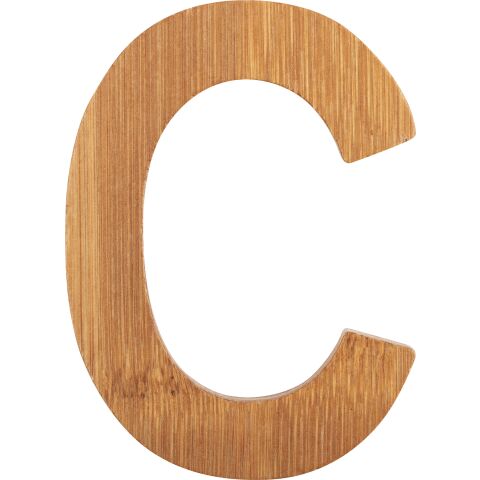 small foot Bamboo letter C