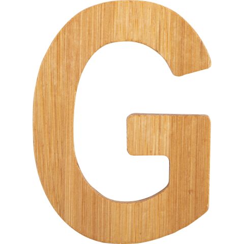 small foot Bamboo letter G
