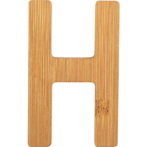 small foot Bamboo letter H