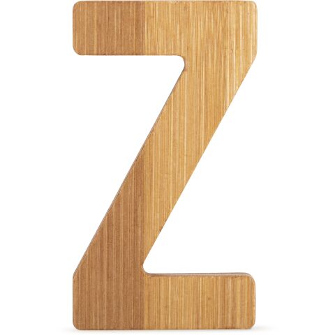 small foot Bamboo letter Z