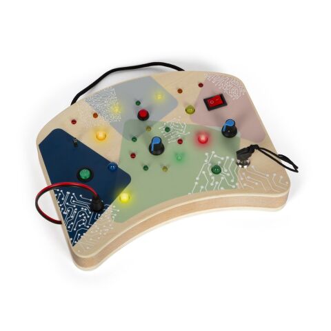 small foot Motor board with LED lights and switches