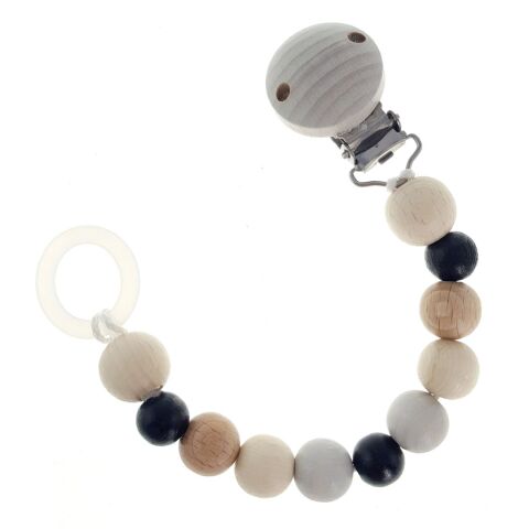 Hess Soother Clip Natural Black