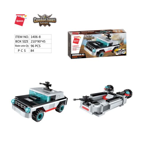 Qman Aircraft Carrier 1406-8 Auto Hummer H3 2in1