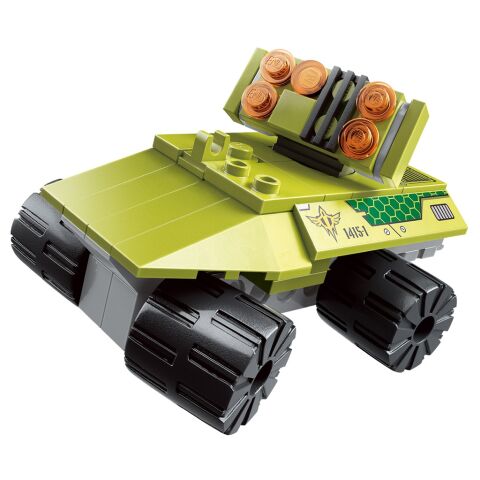 Qman Thunder Expedition Battle Car 1415-1 Sky-eye Radar Car