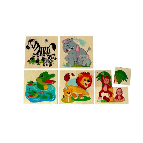 Hess Wooden Puzzle Jungle Animals