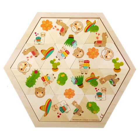 Hess Puzzle Mosaic Lama 24 pieces