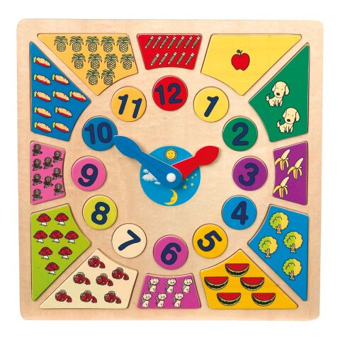 small foot Wooden Puzzle Learn the Clock
