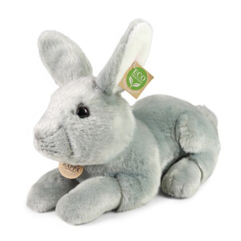 Rappa Plush rabbit lying 33 cm ECO-FRIENDLY
