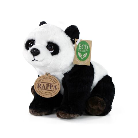 Rappa Plush Panda 18 cm ECO-FRIENDLY