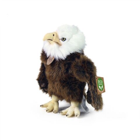 Rappa Plush bird eagle standing 24 cm ECO-FRIENDLY