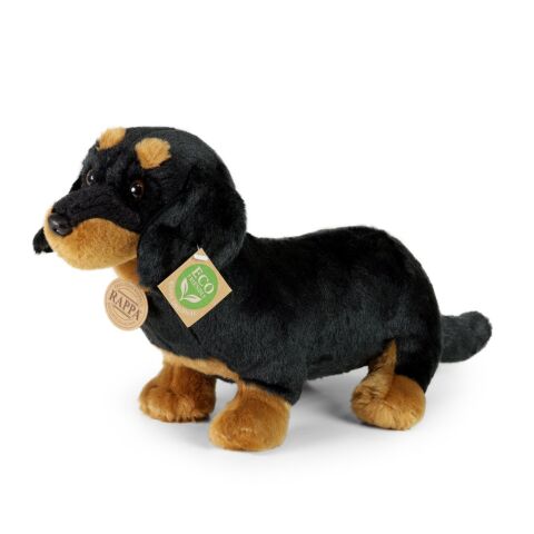 Rappa Plush dog dachshund 32 cm ECO-FRIENDLY