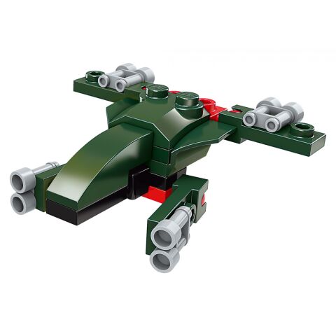 Qman Squros Extreme Changeable 2102-5 Combat Aircraft Batwings 3in1