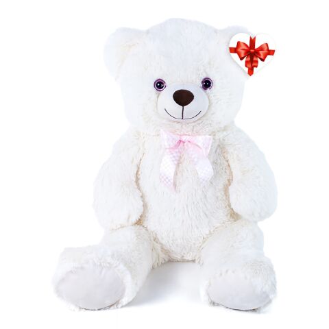 Rappa Plush bear Lily 78 cm cream white with tag