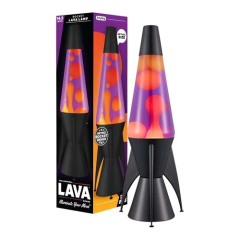 Schylling LAVA Lamp Rocket Purple-Orange 36.8 cm