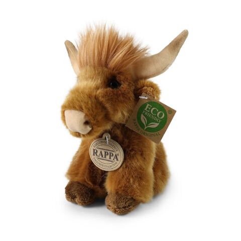 Rappa Plush Scottish Highland Cattle 16 cm ECO-FRIENDLY
