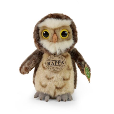 Rappa Plush owl 16 cm ECO-FRIENDLY