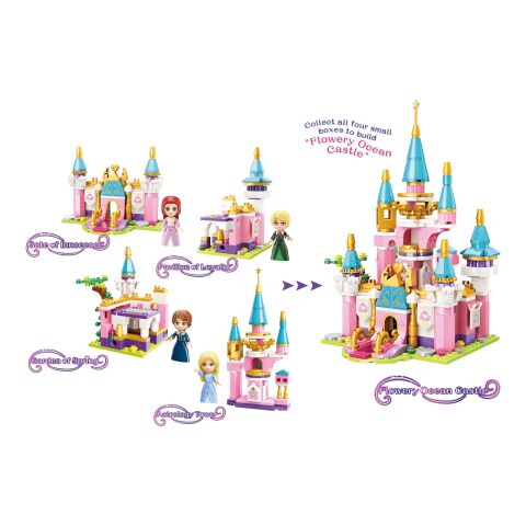 Qman Princess Leah 2613 Castle 1 part