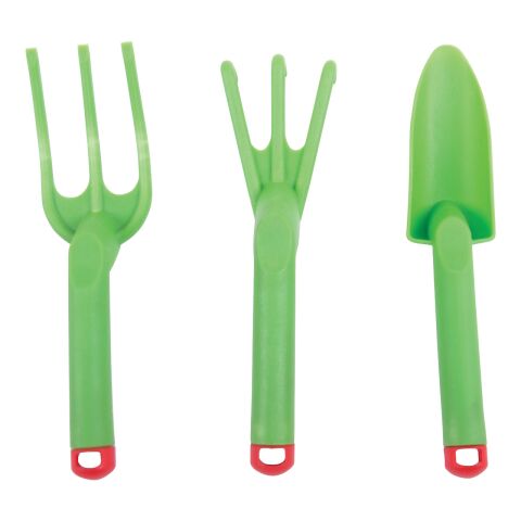 Bigjigs Toys Garden tool set plastic green 3pcs