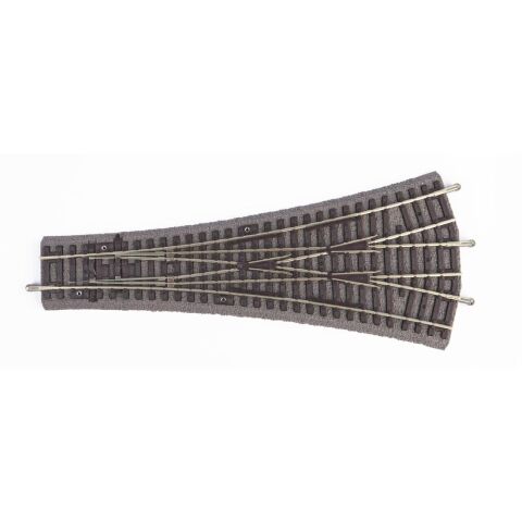 Piko Switch W3 three-way symmetrical (G239/R9) with backing - 55425