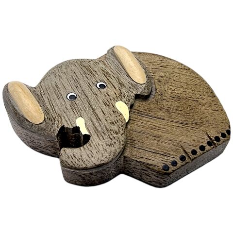 2Kids Toys Large Wooden Magnet Elephant on the Side