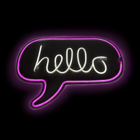 2Kids Toys LED NEON LIGHT hello lamp