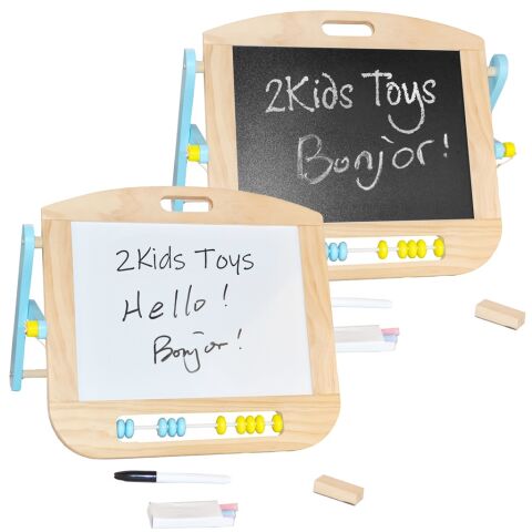 2Kids Toys Magnetic whiteboard double-sided table