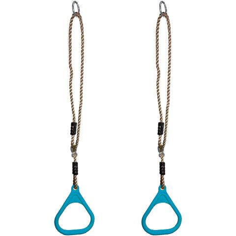2Kids Toys Plastic Gymnastic Rings Turquoise