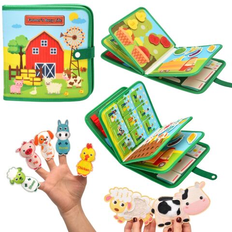2Kids Toys Busy Book Farm