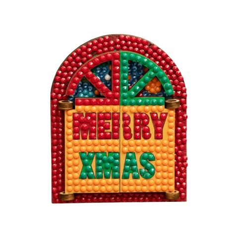 2Kids Toys Diamond Painting Magnet Window Merry Christmas