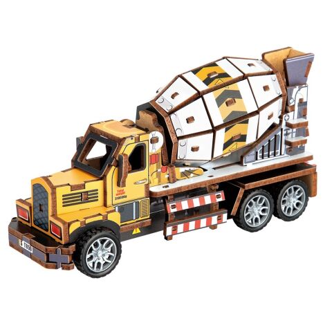 2Kids Toys 3D Wooden Puzzle Concrete Mixer Truck