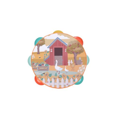 2Kids Toys Tambourine Farm
